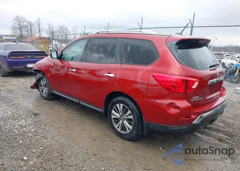 2018 Nissan Pathfinder S из США, поврежденный, VIN 5N1DR2MM0JC647977